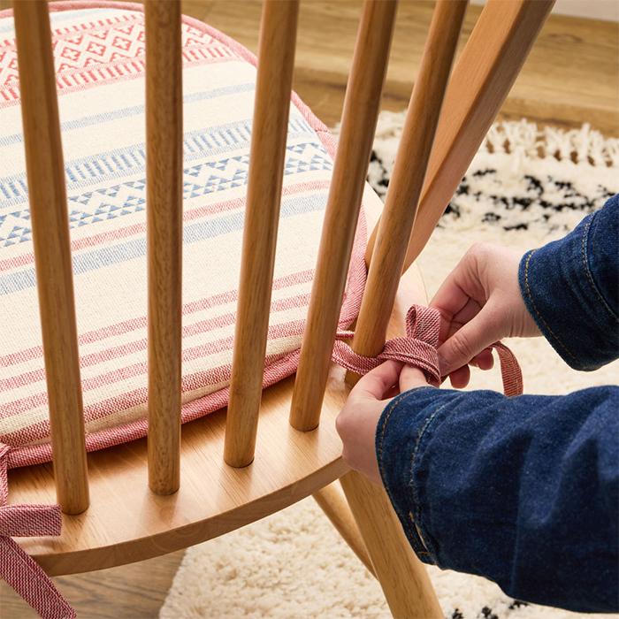 HAGiHARA（萩原） 座布団 インド綿 馬蹄クッション テラ 43x41cm : A