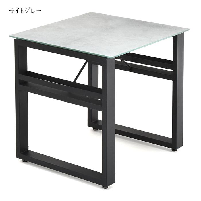 テーブル 組立式 収納付き ダイニングテーブル CEDT0365 幅700x奥行700x高さ715mm B.Bファニシング