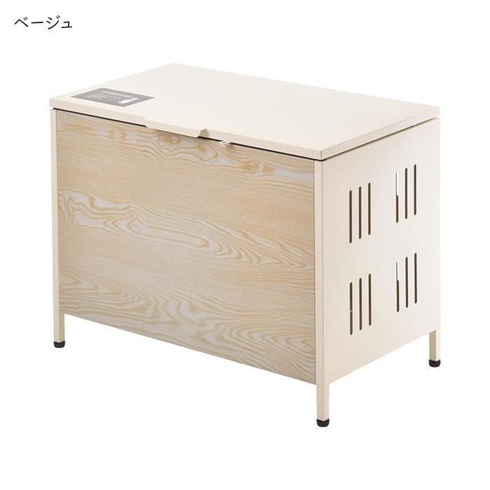 屋外ゴミ収納庫 組立式 Lucre Mサイズ ONGS0396 幅820x奥行475x高さ615mm B.Bファニシングの画像