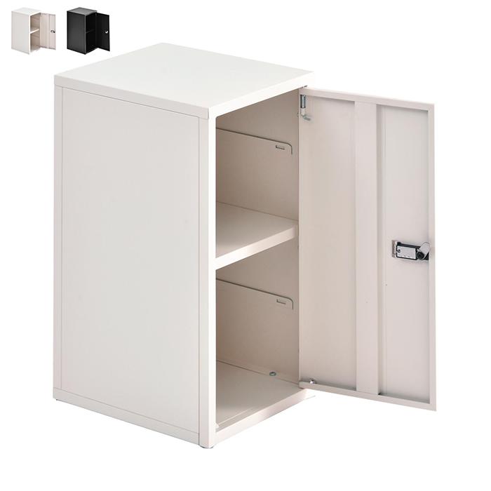 ロック付き収納 組立式 レクタンボックスM ONLS0394 幅300x奥行360x高さ600mm B.Bファニシング | B.Bファニシング