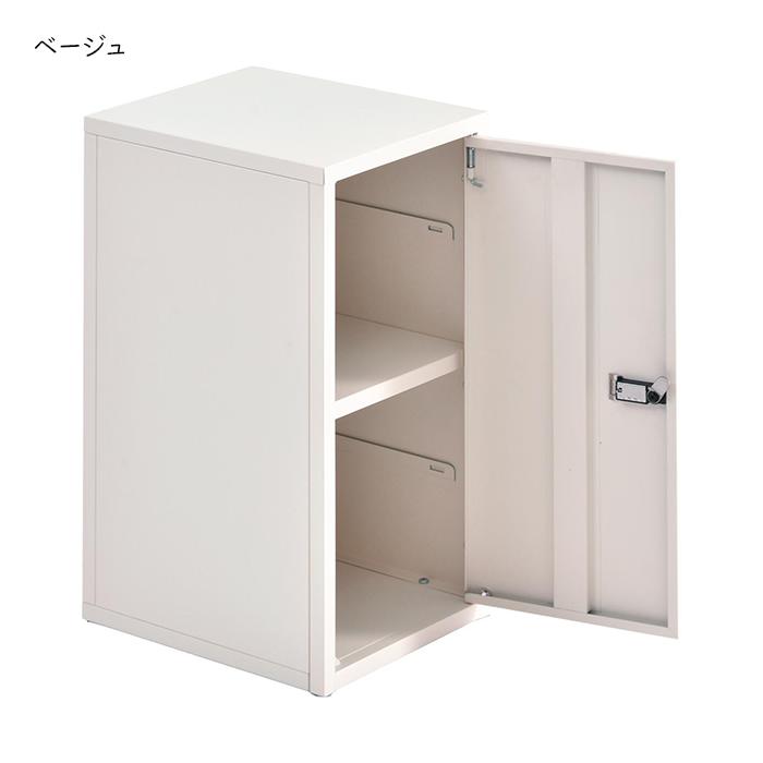 ロック付き収納 組立式 レクタンボックスM ONLS0394 幅300x奥行360x高さ600mm B.Bファニシング | B.Bファニシング | 01