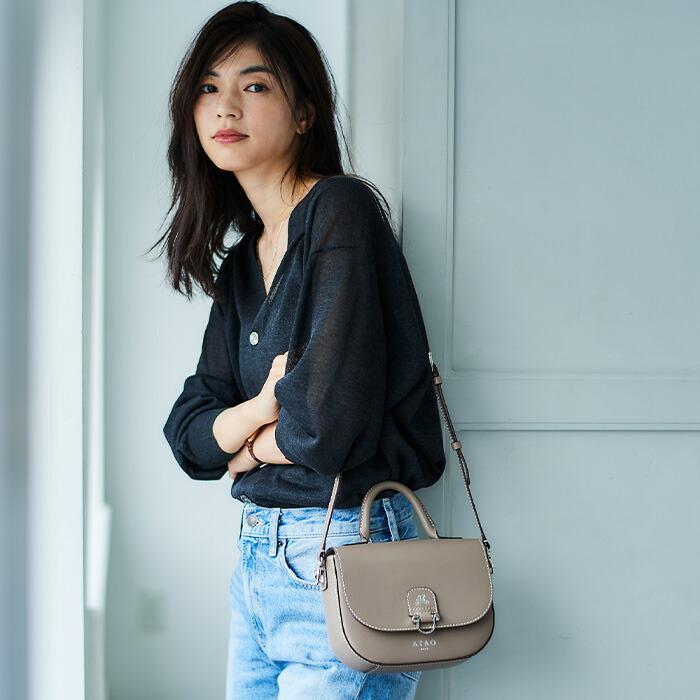 ATAO ATAO公式 イマージュ クラシック ハンドバッグ ミニ