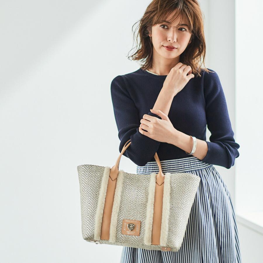 ATAO（アタオ） ATAO公式 shiki 四季 ハンドバッグ ジュート素材 牛革