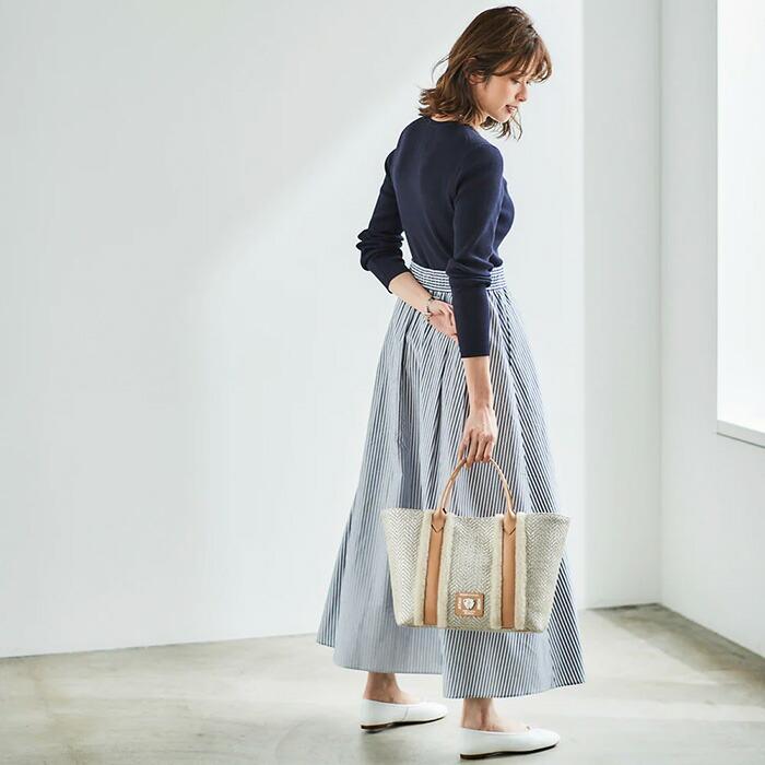 ATAO（アタオ） ATAO公式 shiki 四季 ハンドバッグ ジュート素材 牛革