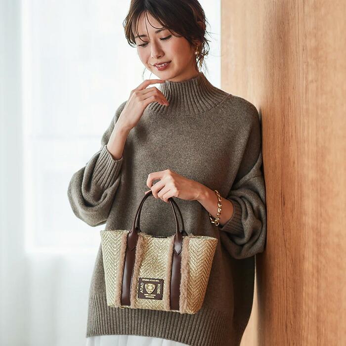 ATAO（アタオ） ATAO公式 小さいshiki 四季 ハンドバッグ ジュート素材