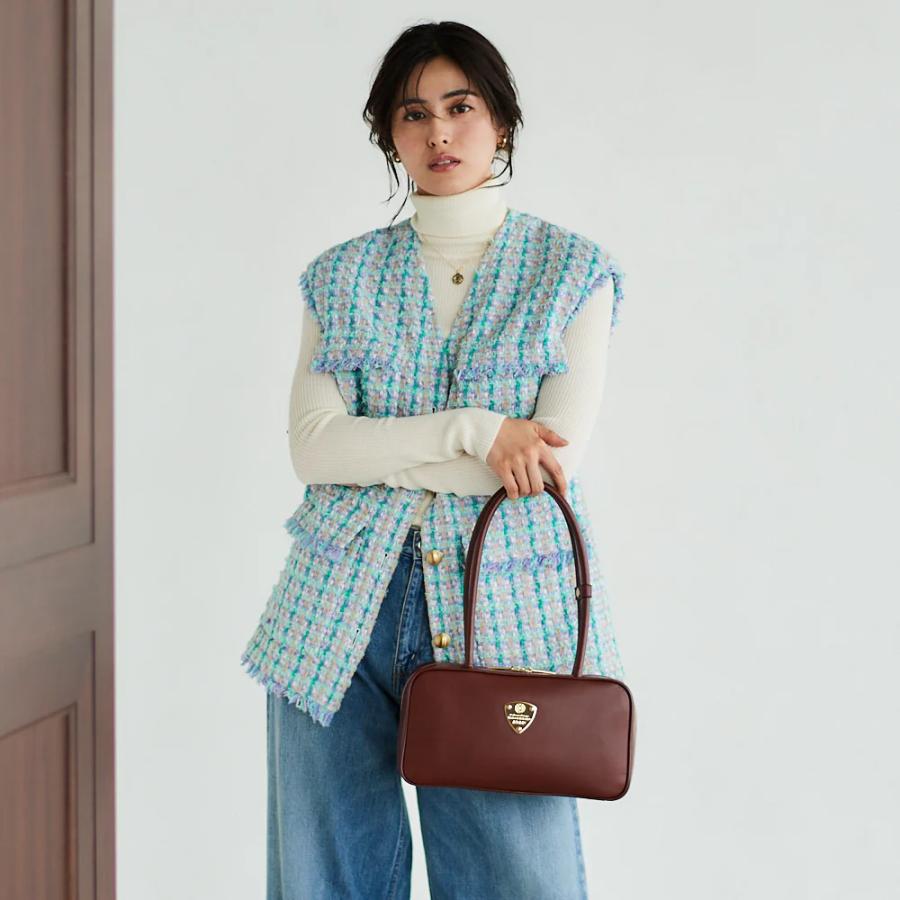 ATAO（アタオ） ATAO公式 Lungo ルンゴ ミニボストン 横長 肩掛け 牛革