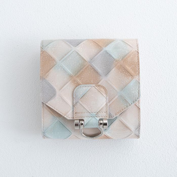 ATAO ブロックパーティ ゆめかわ色のシャングリラ 2つ折り財布 新品未使用 ATAO(アタオ)2025☆新作】ゆめかわ色のシャングリラ「ブロックパーティ