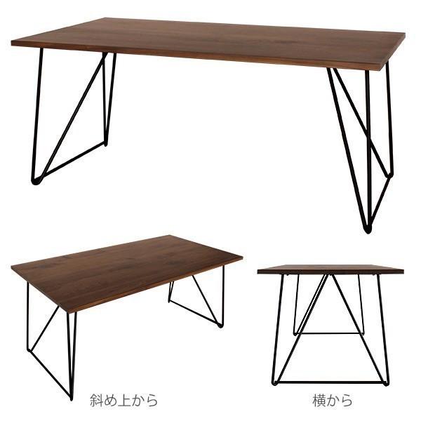 ウォールナット無垢ダイニングテーブル 規格サイズ140×80 Aステージ｜atarashi｜07