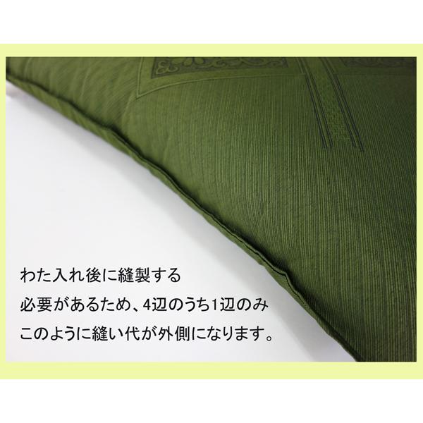 座布団 中わた 綿100% 厚い 大きめ 八端判 日本製 法事 サイズ59×63cm