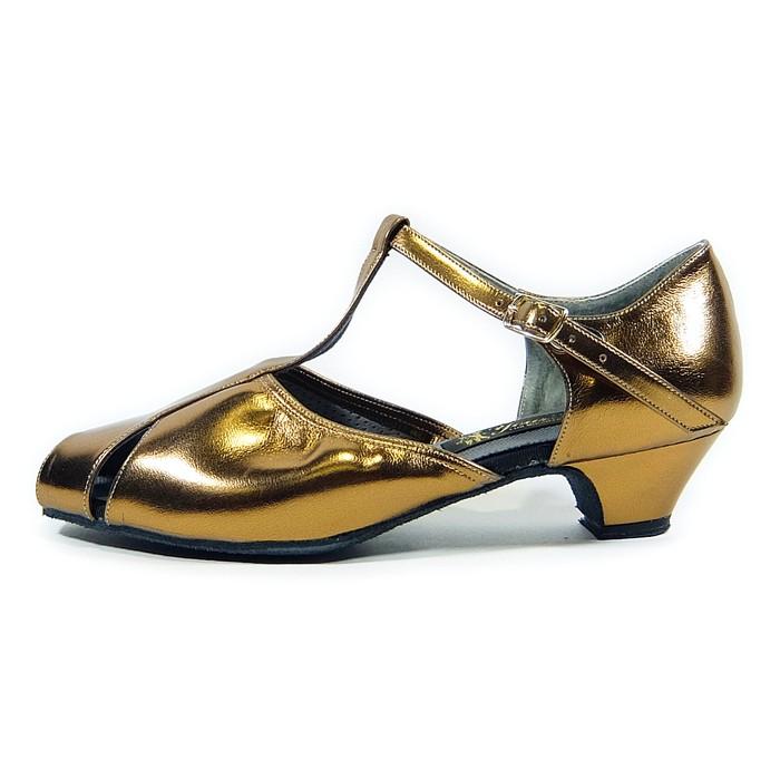 社交ダンスシューズ 女性兼用シューズ [モダン＆ラテン] FK-FS3020-BS 【ブロンズソフト】【外反母趾対応】【PRO】【日本製】【本革】【3.5cmヒール】 |  | 01