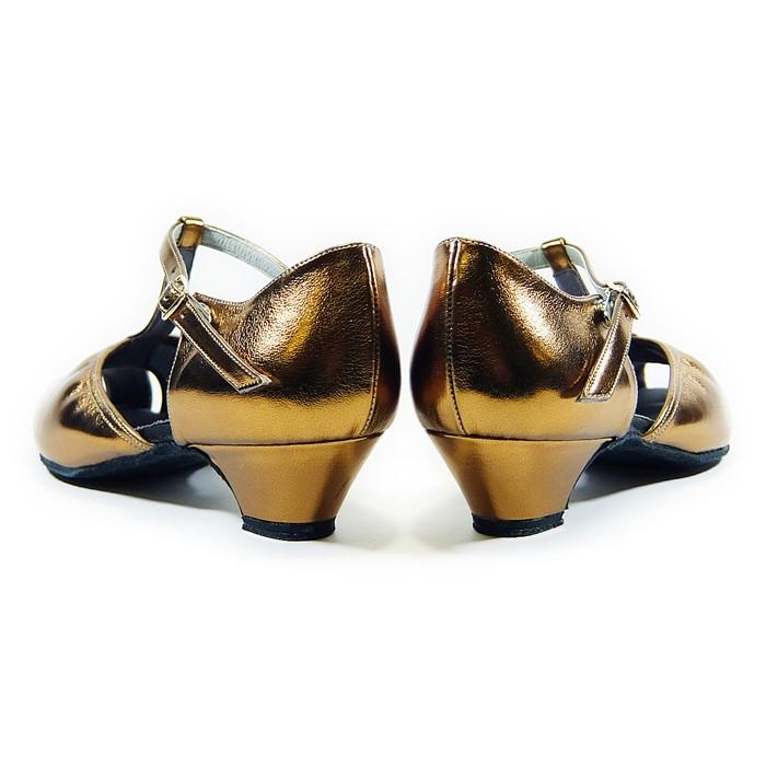 社交ダンスシューズ 女性兼用シューズ [モダン＆ラテン] FK-FS3020-BS 【ブロンズソフト】【外反母趾対応】【PRO】【日本製】【本革】【3.5cmヒール】 |  | 03