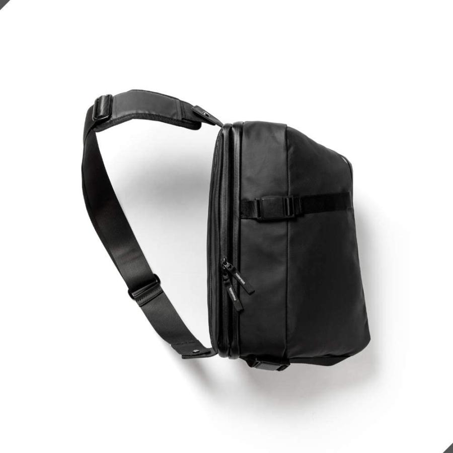 拡張可能 大容量 DaySling2.0 スリングバッグ Explorer Pro 防水 防刃 収納力 マチ拡張 メンズ 約 H：38cm W： 23cm D：9cm (拡張時: 24cm) 大容量 防水