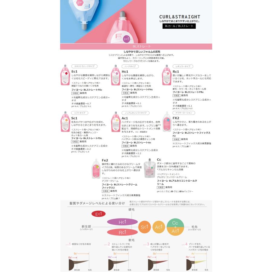 フィヨーレ BLストレート フィックス F 2剤 400ml : アット フィヨーレ BLストレート フィックス F 2剤 400ml : アット