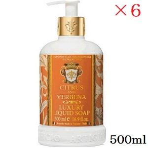 フィオレンティーノ リキッドソープ 500ml シトラス＆バーベナ ×6