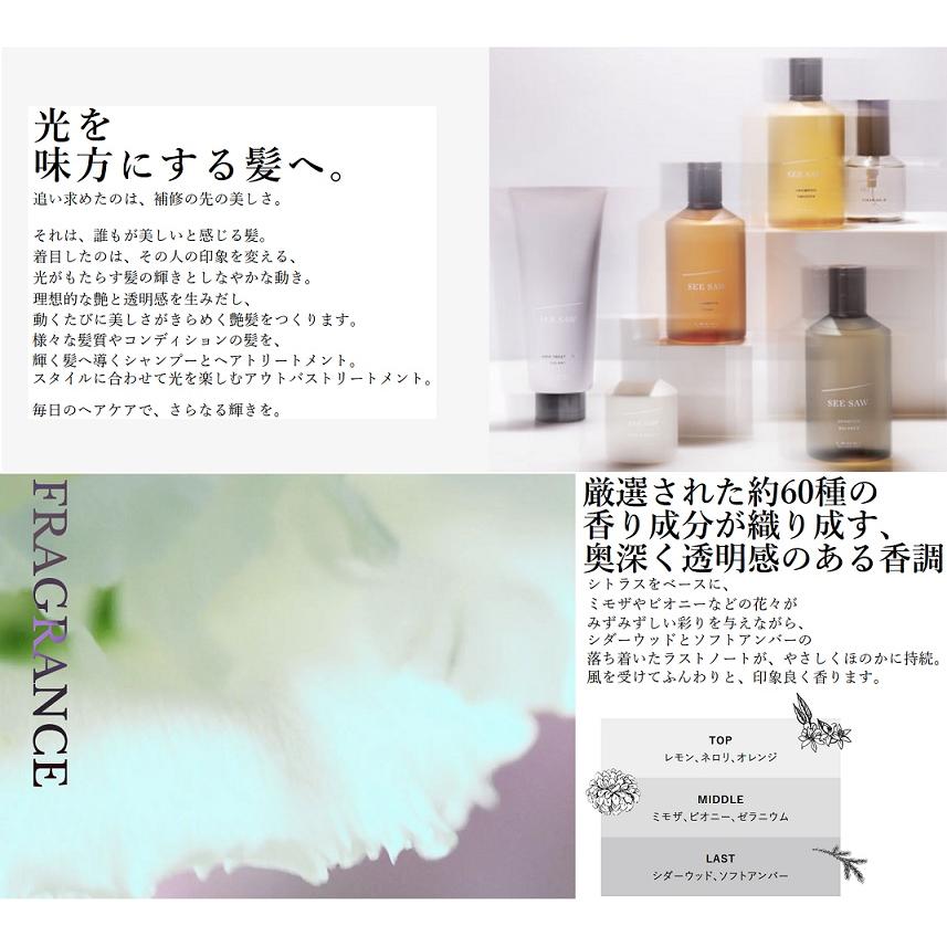 ルベル シーソー SEE/SAW ヘアトリートメントB バランス 200ml ×2セット｜atbeauty｜02