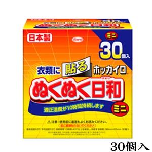 興和新薬 ホッカイロ ぬくぬく日和 貼る ミニ 30個 : アットBeauty