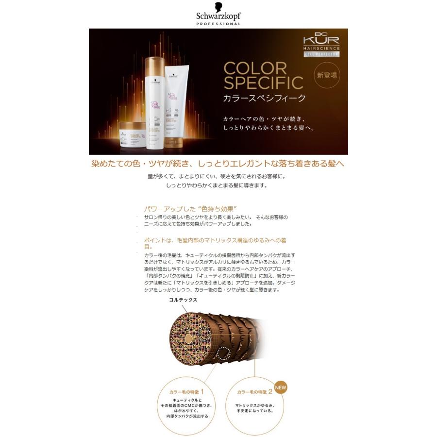 シュワルツコフ BC クア カラースペシフィーク トリートメント 600g｜atbeauty｜02