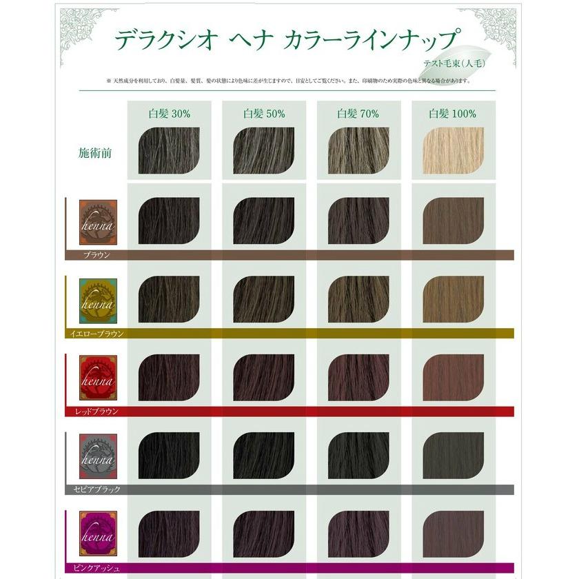 DELAXIOR（デラクシオ） 千代田化学 ヘナ 100g イエローブラウン
