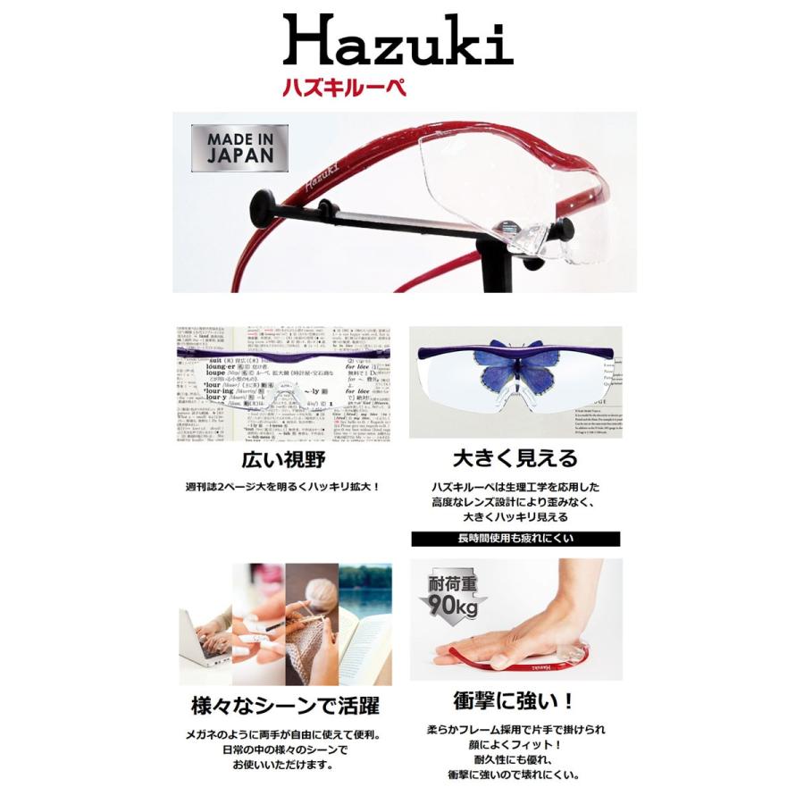 Hazuki（ハズキルーペ） プリヴェAG ラージ 1.32倍 クリアレンズ 白