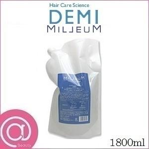 女の子向けプレゼント集結 詰替用 レフィル 1800ml シャンプー ヘアケア ミレアム デミ 10本セット Demi シャンプー