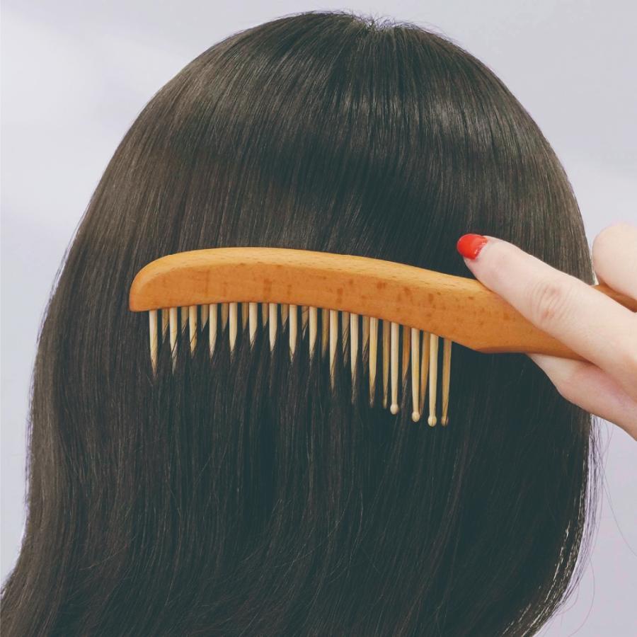 トリコ インダストリーズ バンブー コーム BC-25G01 竹製ヘアブラシ