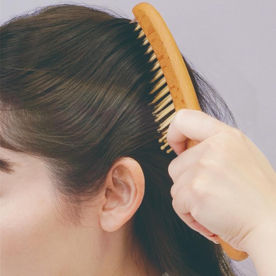 トリコ インダストリーズ バンブー コーム BC-25G01 竹製ヘアブラシ