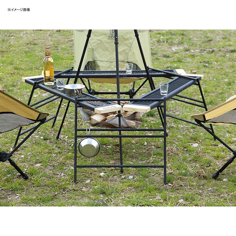 DOD アウトドアテーブル テキーラレッグ M ブラック : アット