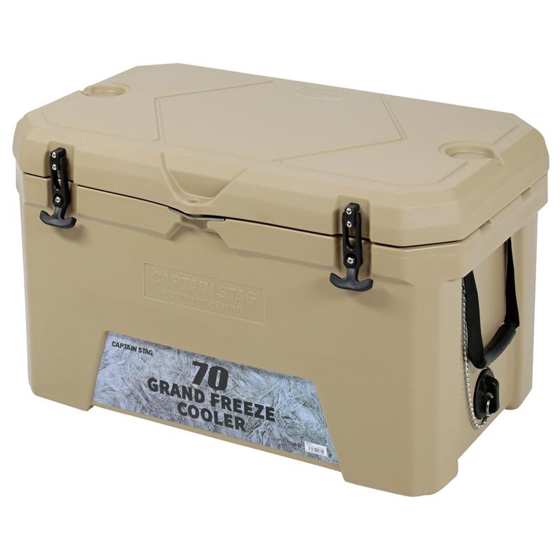 キャプテンスタッグ キャンプクーラー グランドフリーズ クーラー70  66L キャンプクーラー キャプテンスタッグ グランドフリーズ クーラー70