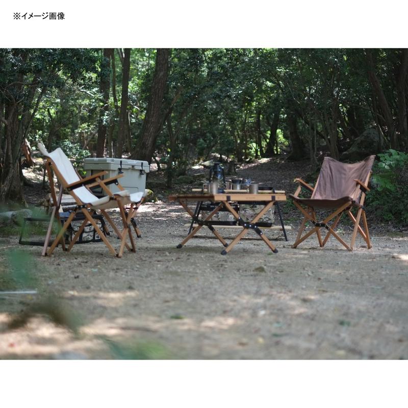 ANOBA（アノバ） アウトドアチェア ウッドハイバックチェア コットン