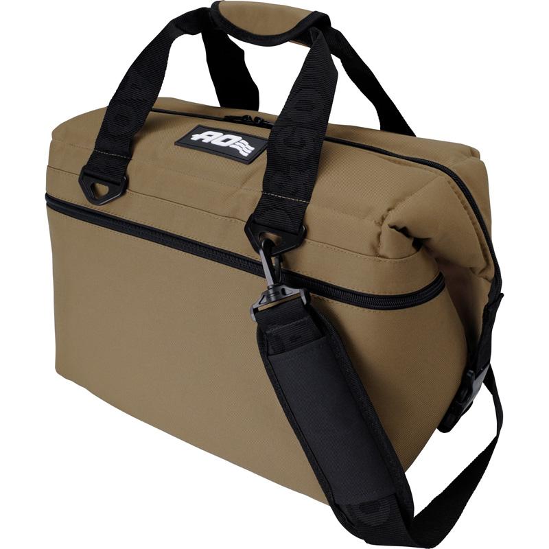 エーオー クーラーズ ソフトクーラー 24パック キャンバス ソフトクーラー  約23L  サンドトープ ソフトクーラー エーオー クーラーズ 24パック キャンバス 約23L