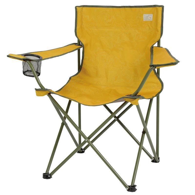 アウトドアチェア キャプテンスタッグ キャンプアウト ラウンジチェア オールドイエロー 3024196アット防災 通販 Yahoo