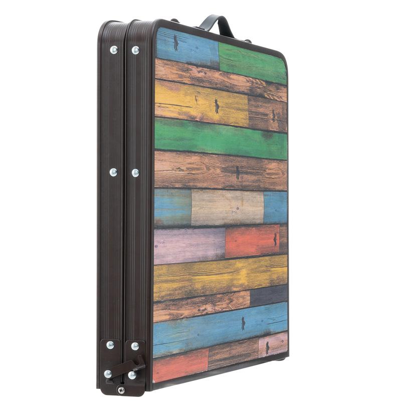 LOGOS ロゴス 9060 Old Wooden 丸洗いダイニングテーブル Old Wooden 丸洗いダイニングテーブル 9060|ギア|家具|テーブル