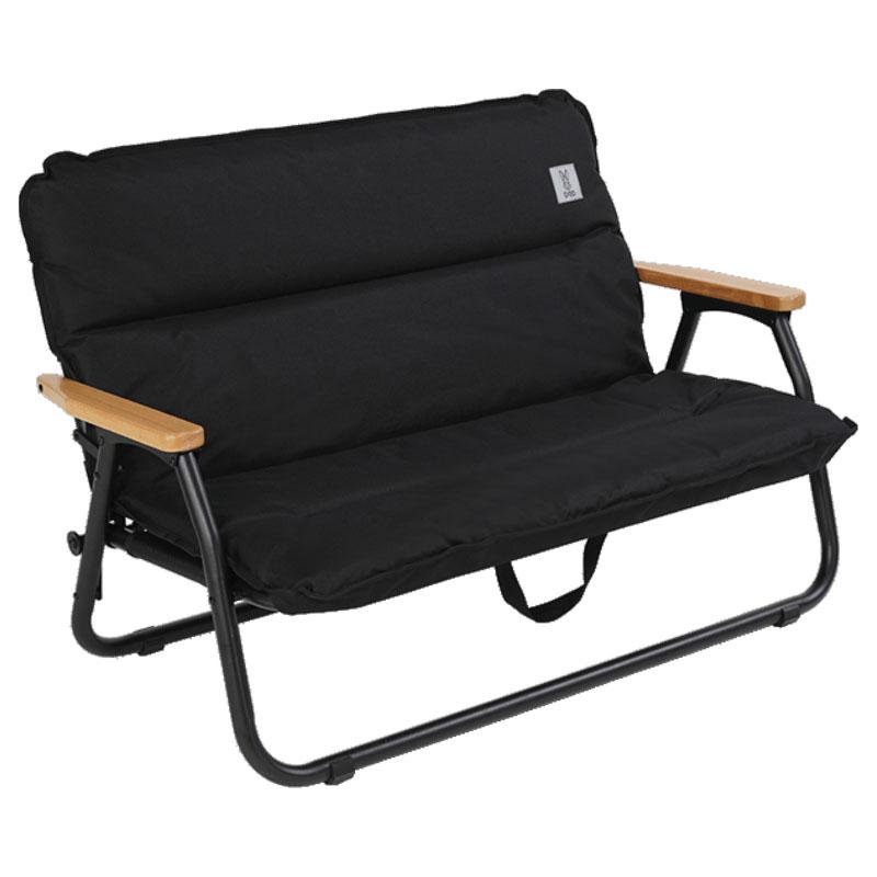 DOD グッドラックソファー ロー ブラック DOD アウトドアチェア グッドラックソファロー BK(ブラック