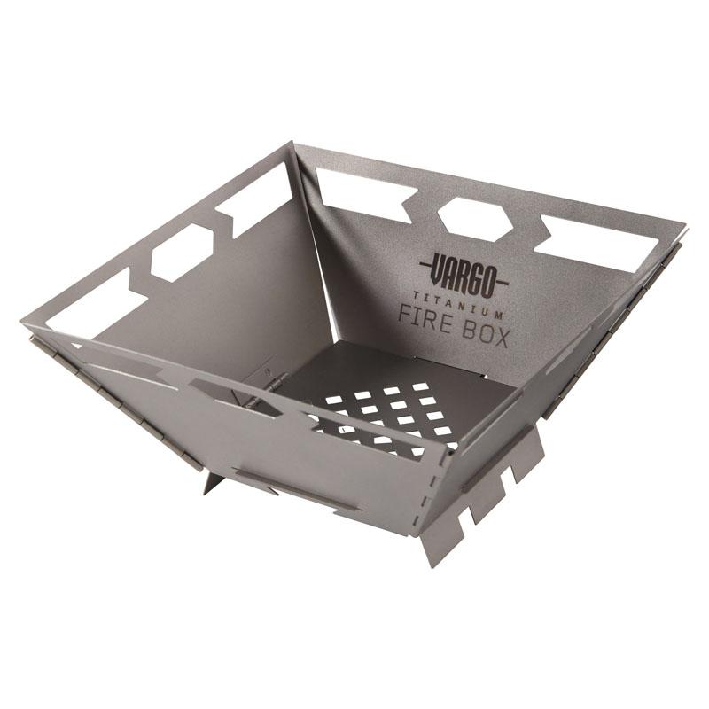 VARGO シングルコンロ チタニウムファイヤーボックス(網なし) VARGO シングルコンロ チタニウムファイヤーボックス(網なし) : アット