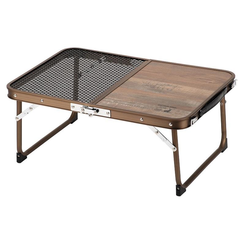 アウトドアテーブル キャプテンスタッグ ビストロ ハーフメッシュ