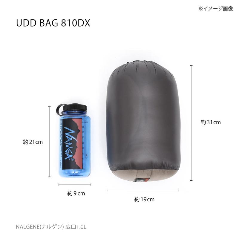 マミー型シュラフ ナンガ UDD BAG 810DX ショート BEG(ベージュ)