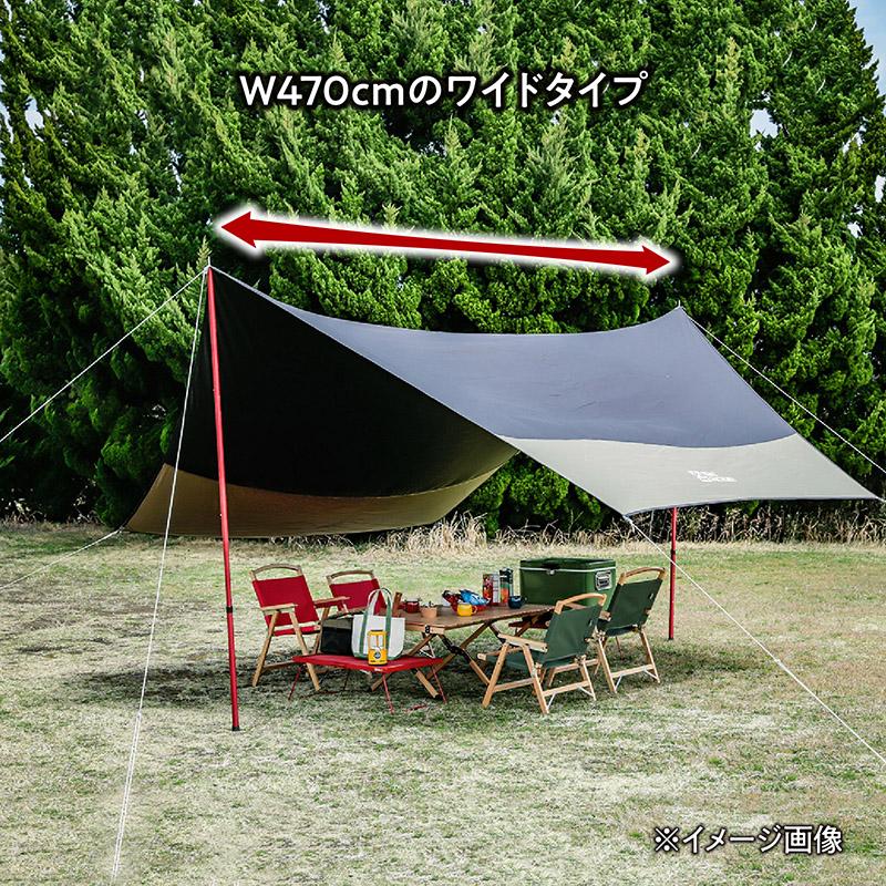 TENT FACTORY タープ・シェルター Hi-TC ヘキサタープ470 バイカラー   BDBE TENT FACTORY（テントファクトリー） タープ・シェルター TENT FACTORY