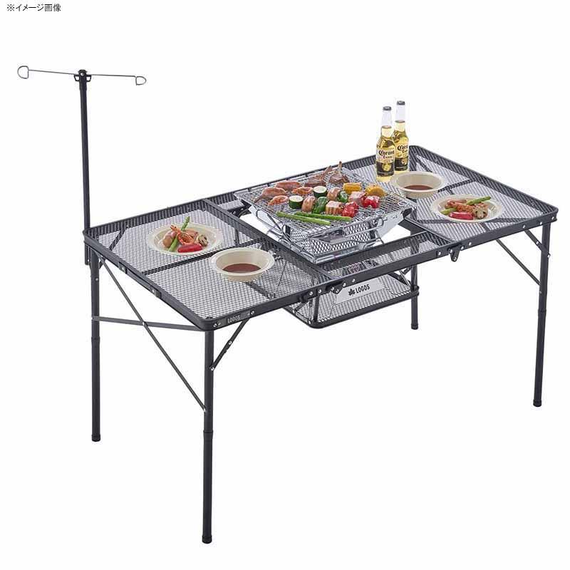 LOGOS（ロゴス） アウトドアテーブル アイアンメッシュ 3FD BBQ