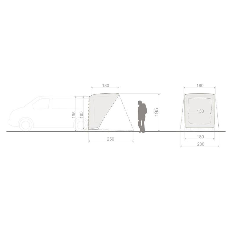 ファウデ タープ・シェルター DriveVanTrunk   7810 タープ・シェルター ファウデ DriveVanTrunk 7810 : アット防災 - 通販