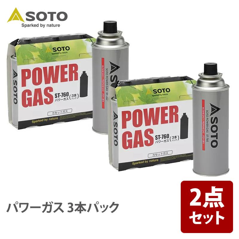 FUEL GAS ガス缶 6本セット SOTO ガス燃料 パワーガス 3本パック×2セット(ガス缶6本) : アット防災