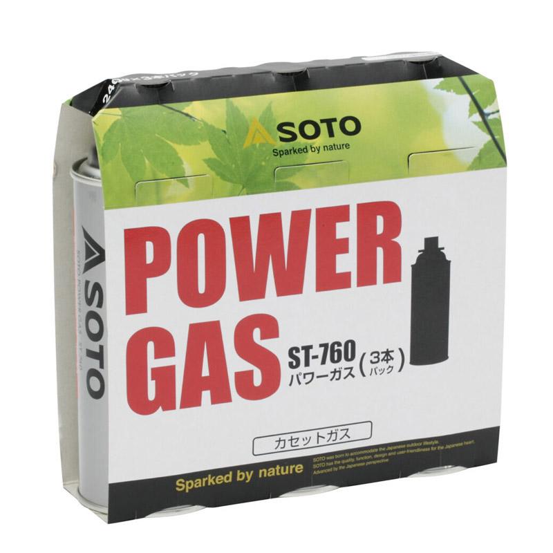 SOTO ガス燃料 パワーガス 3本パック×2セット(ガス缶6本) : アット防災