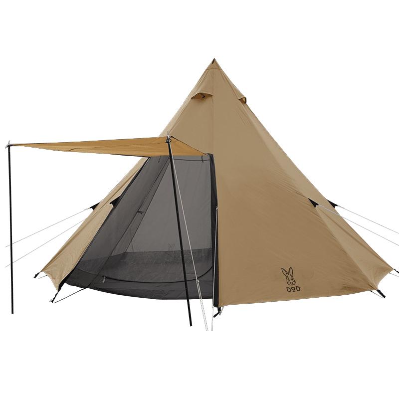 DODワンポールテントL 8人用 【専用グランドシート付き】 DOD テント ワンポールテントL&ワンポールテントL用グランド