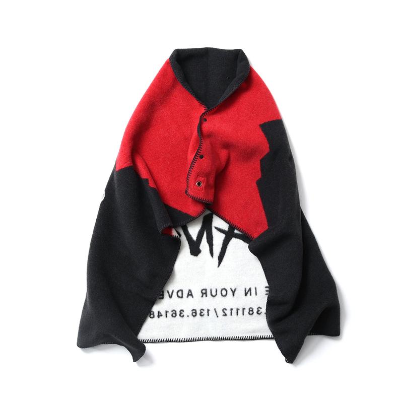 ナンガ FLAME RESISTANT LOGO BLANKET RED×BLK ナンガ FLAME RESISTANT LOGO BLANKET(フレーム レジスタント ロゴ