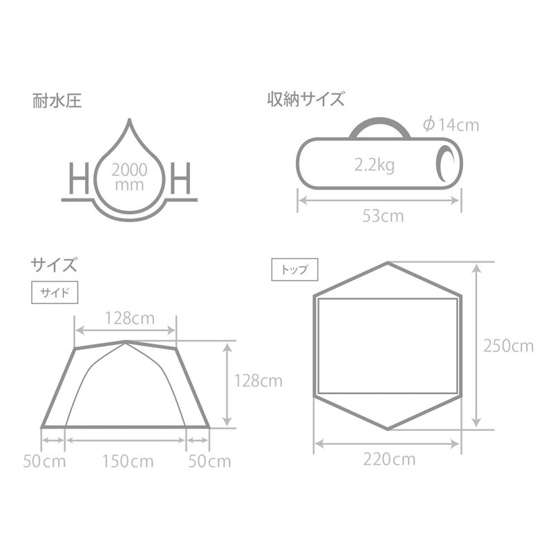 テント DOD お得な2点セット カンガルーテントS & カンガルーテントS用フライシート｜atbousai｜13