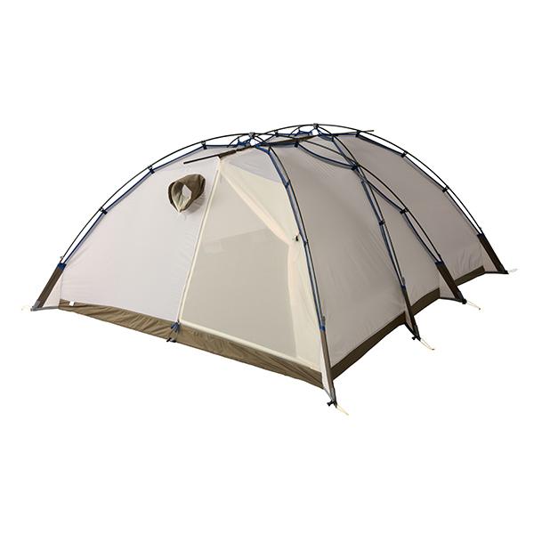 テント ダンロップ タフコンディションアルパインテント ポリカーボネイト仕様 両入口 6人用II レッド_1