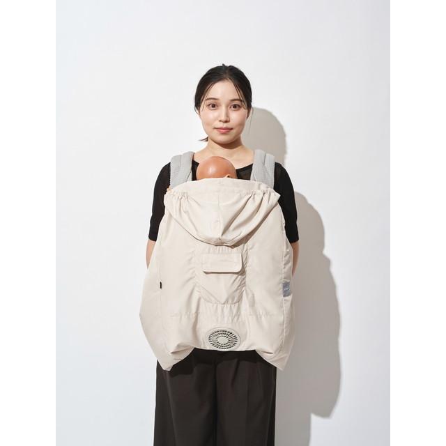 BabyHopper 空調ベビーケープ R26 保冷ジェル付き ベージュ : アット
