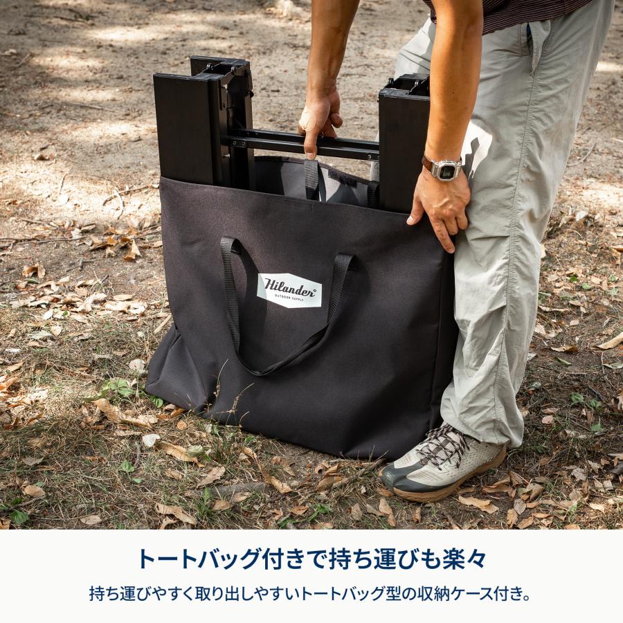 Hilander アウトドアテーブル 収納バッグ付き Hilander（ハイランダー） アウトドアテーブル 6月上旬発送LIT TABLE