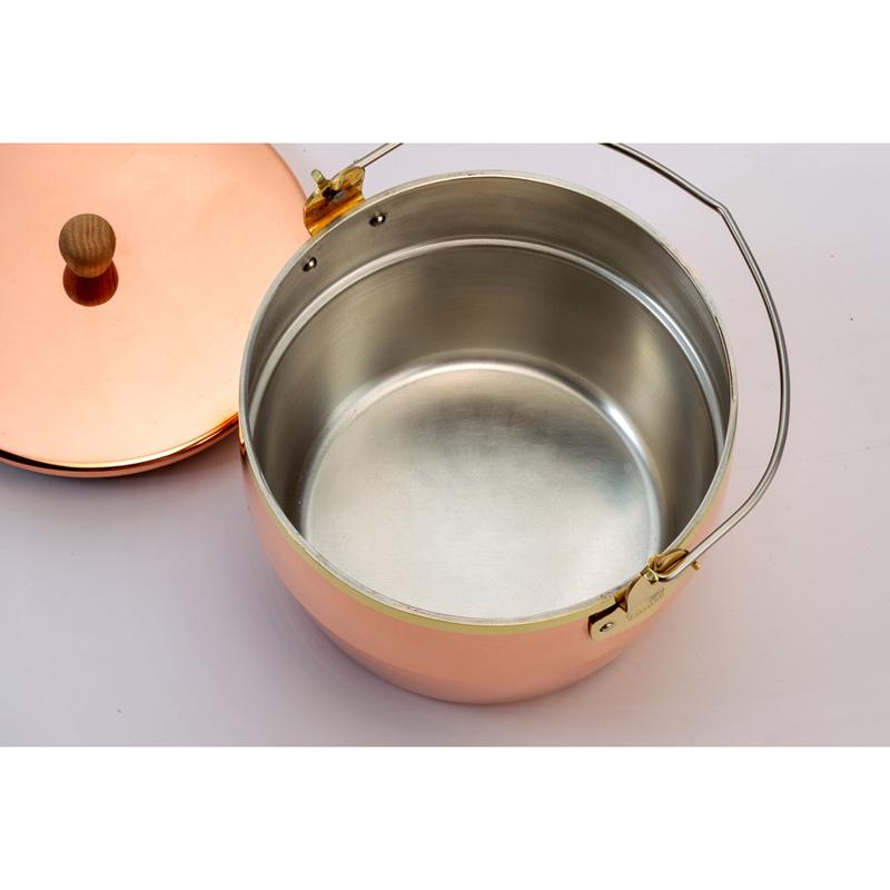 キッチンツール Fireside コッパーオークポット ブロンズ : アット防災