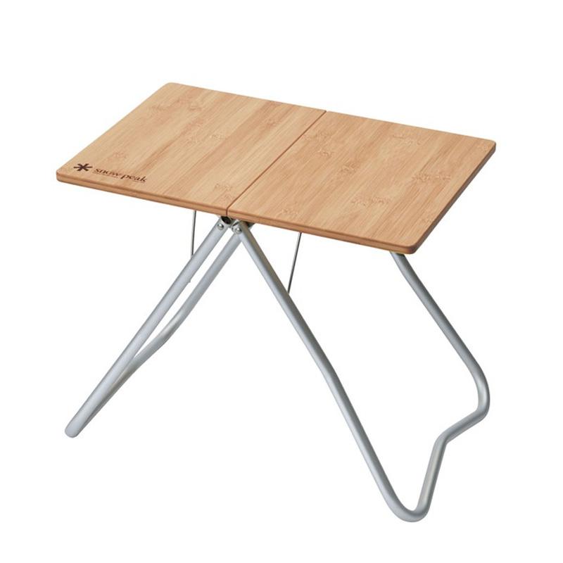 【未開封品】　 peak　スノーピーク　Myテーブル竹　キャンプ　防災 snow peak（スノーピーク） アウトドアテーブル Myテーブル竹 : アット