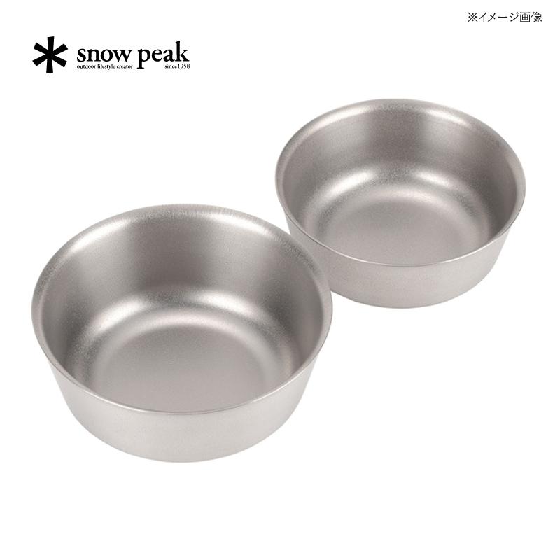 snow peak（スノーピーク） お皿・ランチボックス チタンダブルボウル